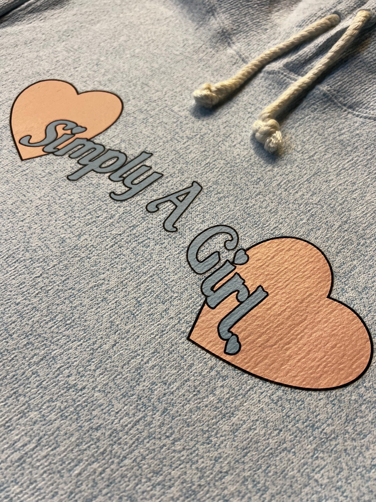 "Simply A Girl" Oversized Hoodie