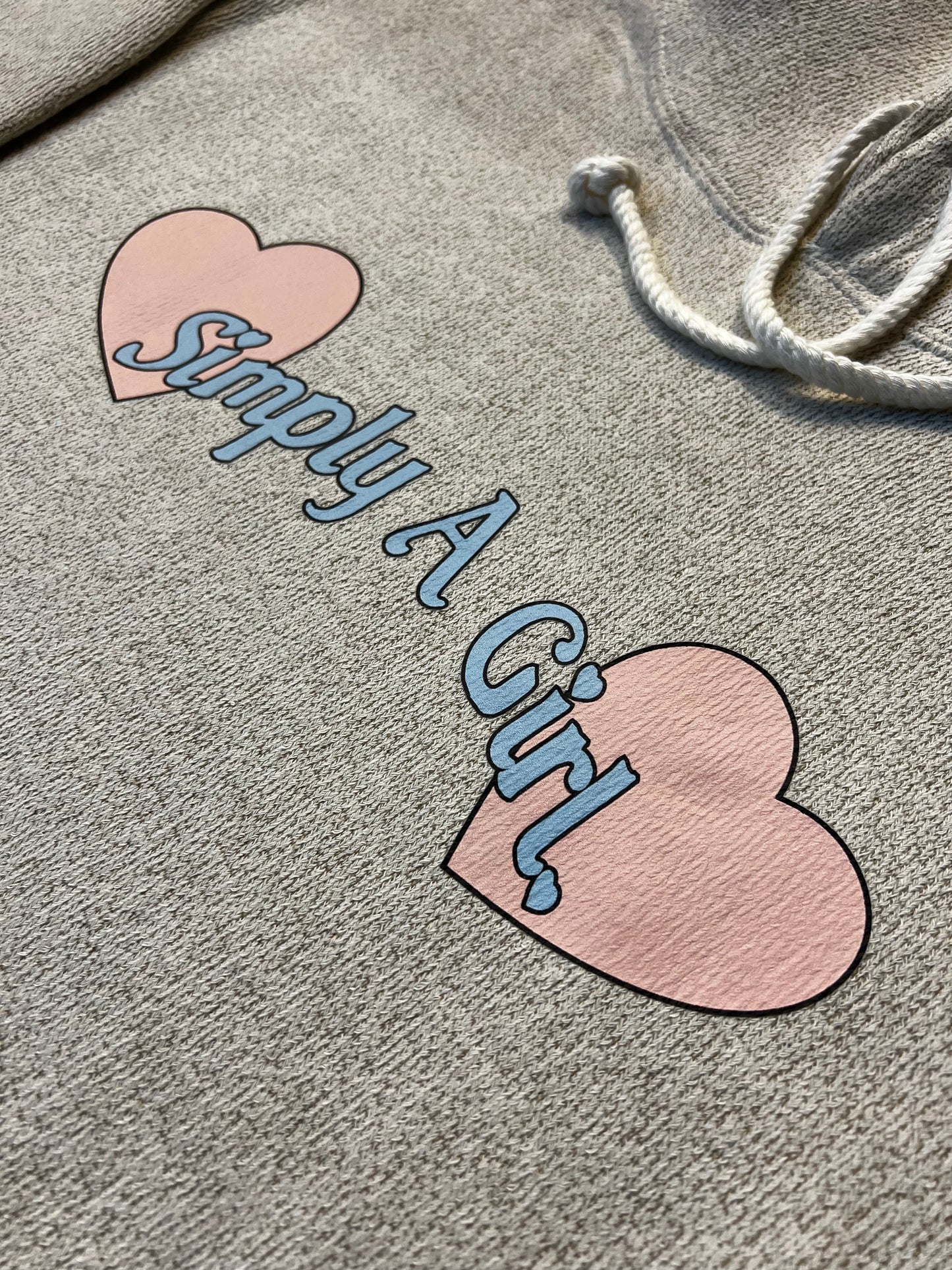 "Simply A Girl" Oversized Hoodie
