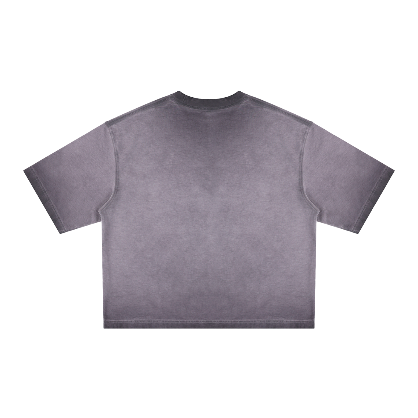 Simple "World" 10 year Anniversary Unisex Reverse Dyed Boxy T-Shirt