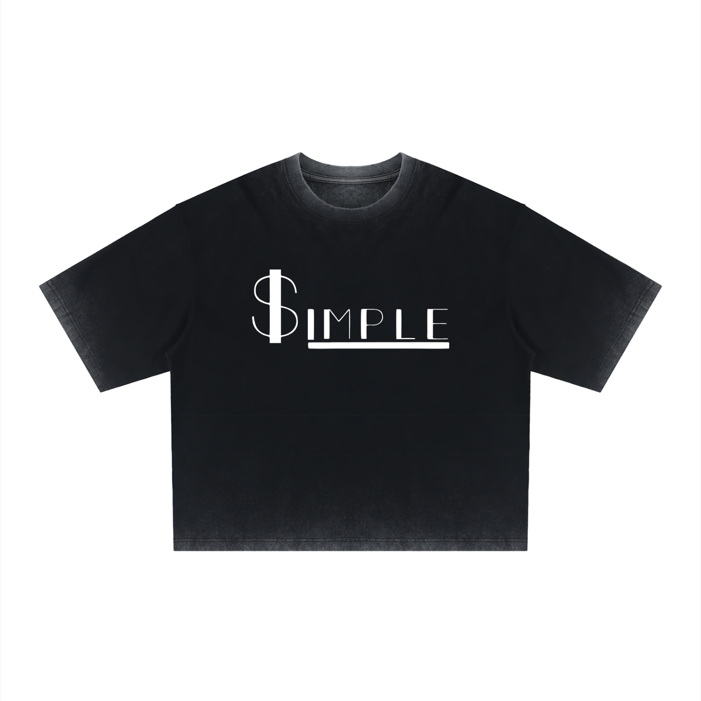 Simple Co "OG" 10 Year Anniversary Unisex Reverse Dyed Boxy T-Shirt