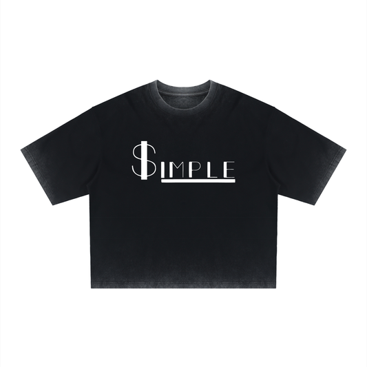 Simple Co "OG" 10 Year Anniversary Unisex Reverse Dyed Boxy T-Shirt