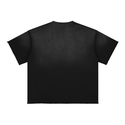 Simple Co "College" 10 Year Anniversary T Shirt Sun Fade Raw Edge T-Shirt