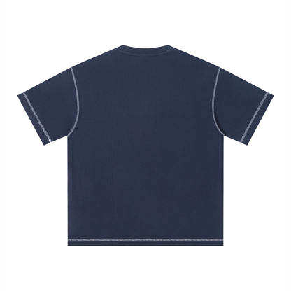 Simple Co. "World Order" 10 Year Anniversary Unisex Sunfade Waffle Boxy T-Shirt