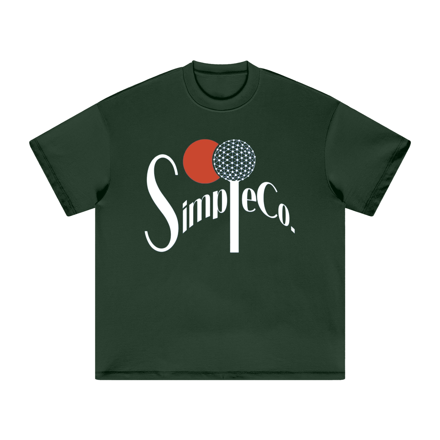 Simple "Dallas" 10 Year Anniversary Heavyweight T-Shirt