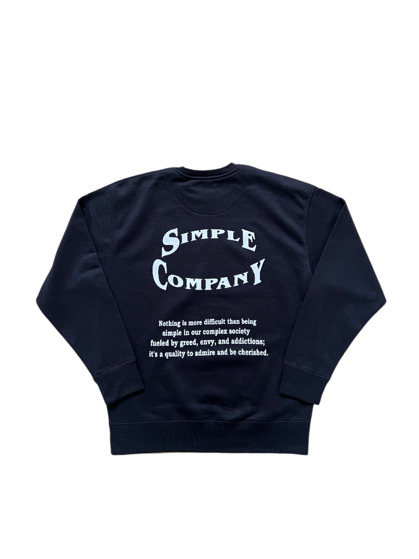 Simple Co. "Meaning" Premium Crewneck Sweater